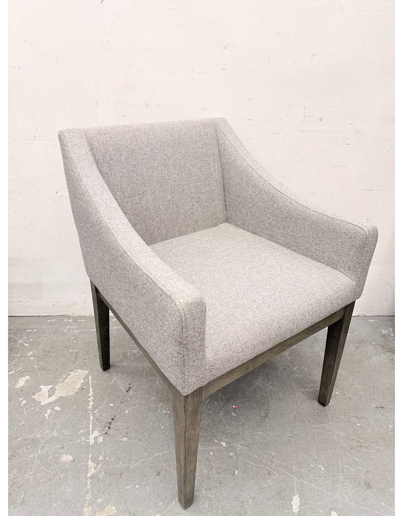 Modern Grey Upholstered Dining Chair