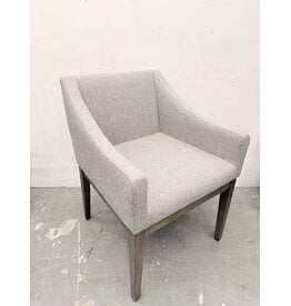 Modern Grey Upholstered Dining Chair