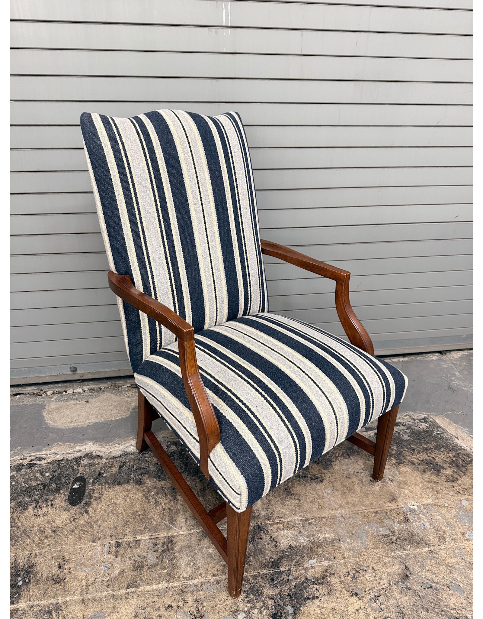 Vintage Ethan Allen “Martha Washington" Upholstered Accent Chair
