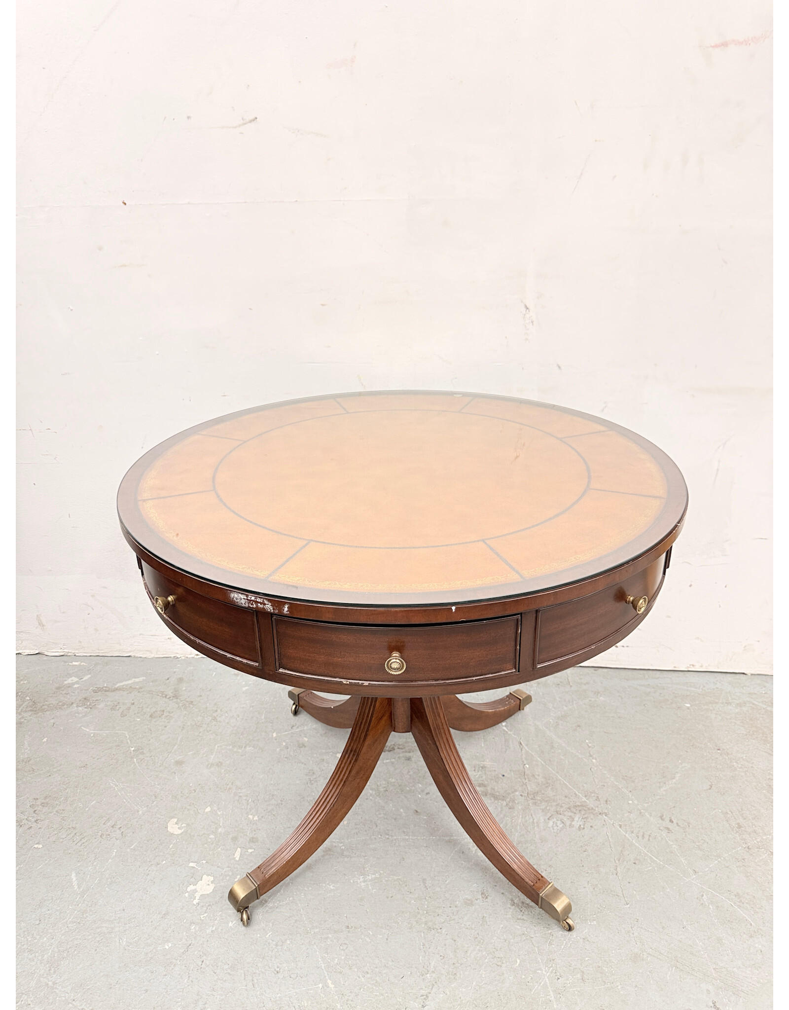 Ethan Allen Drum Top Table