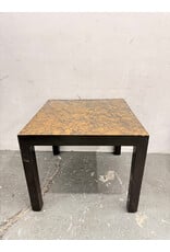 Post-Modern Faux Tortoiseshell Laminate Accent Table