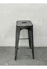 Gunmetal Industrial Barstool