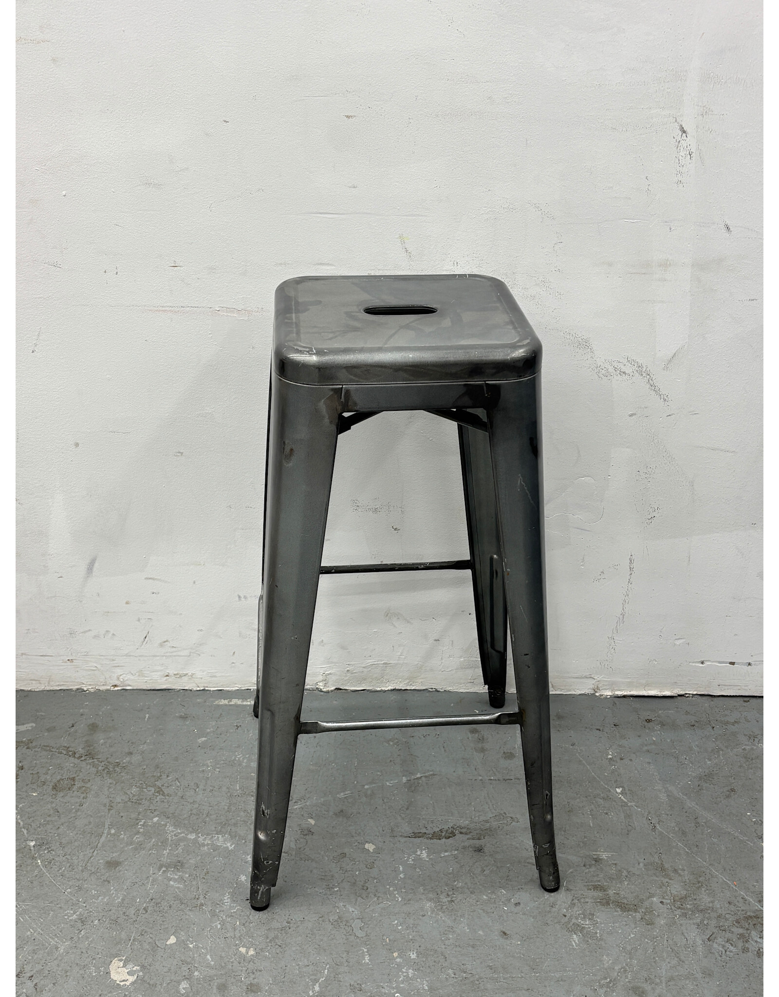 Gunmetal Industrial Barstool