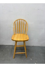 Classic Windsor Style Natural Counter Stool