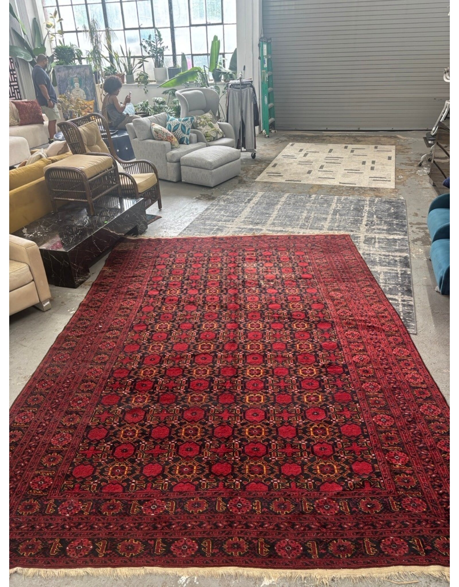 Big Red (Traditional Hand Knotted Area Rug)