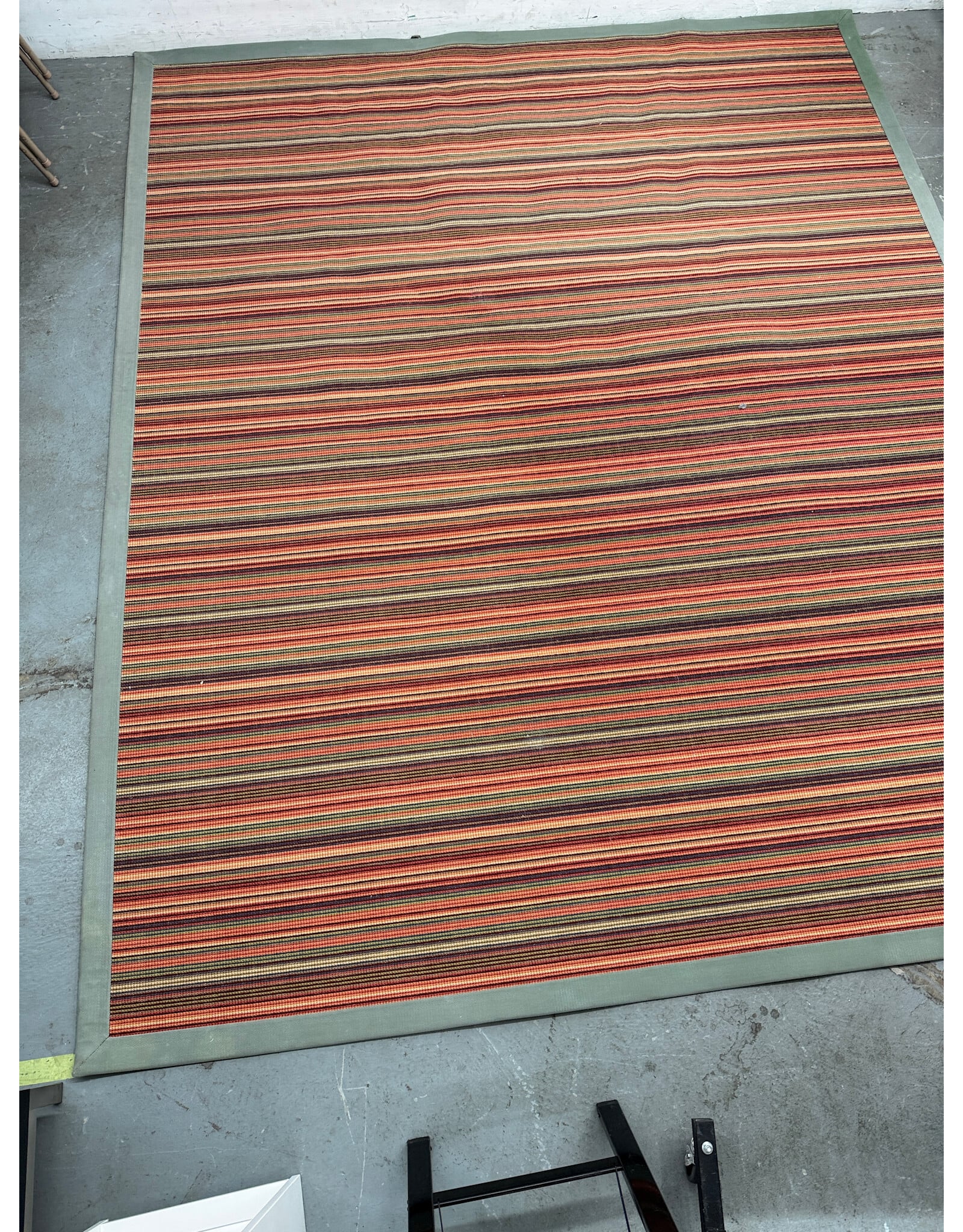 Modern Striped Multi- Color Rug