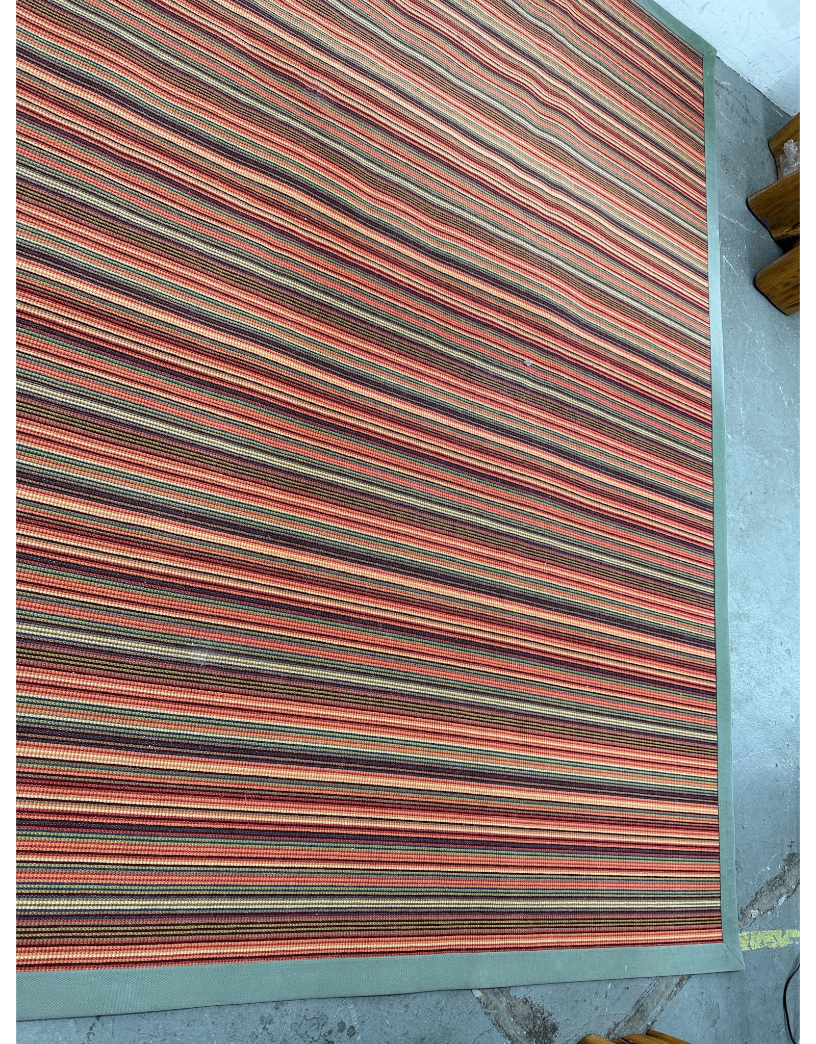 Modern Striped Multi- Color Rug