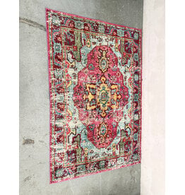 Vintage Corbett Multi-Color Throw  Rug