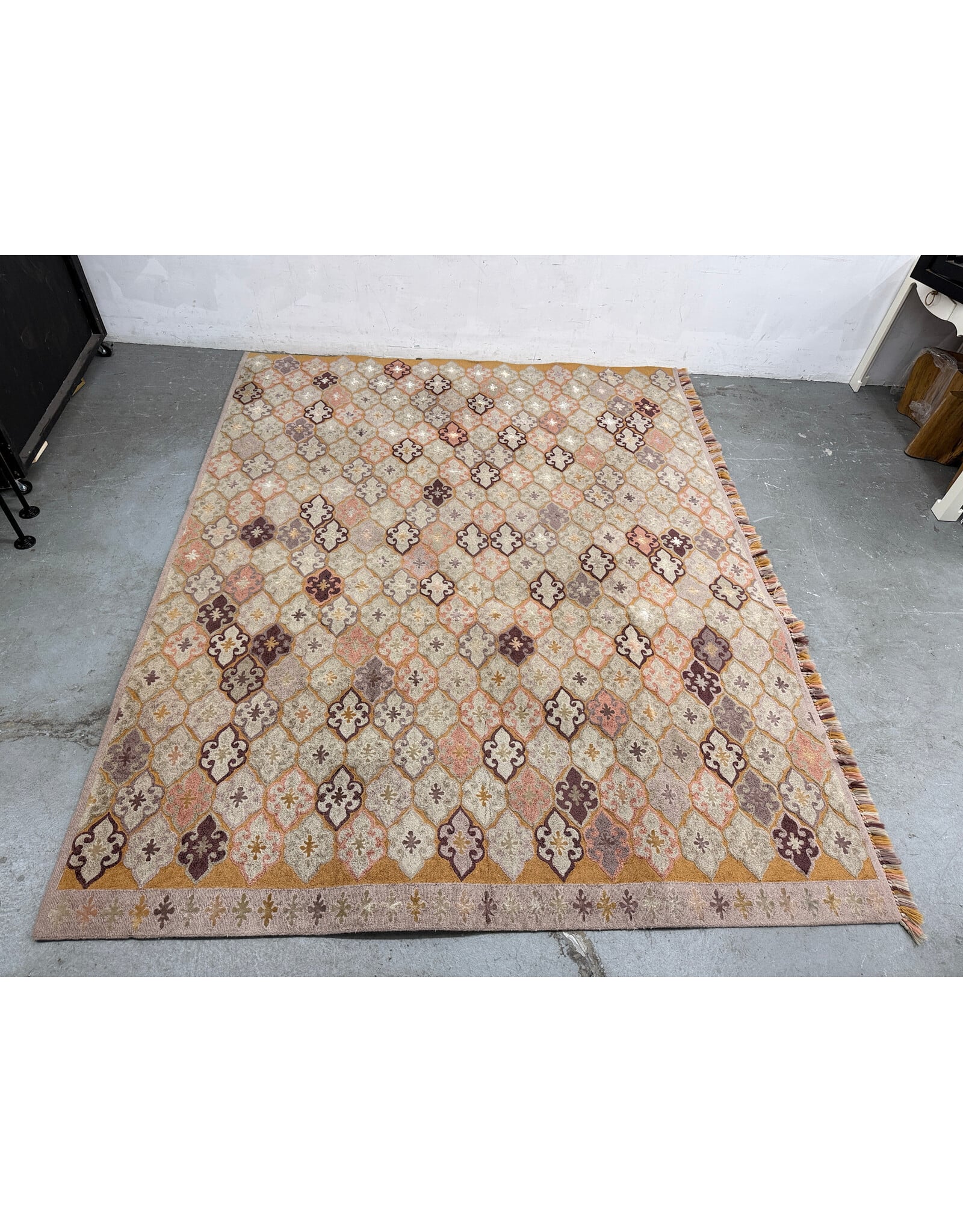 Tia Ping Bohemi Geometric Pattern Area Rug