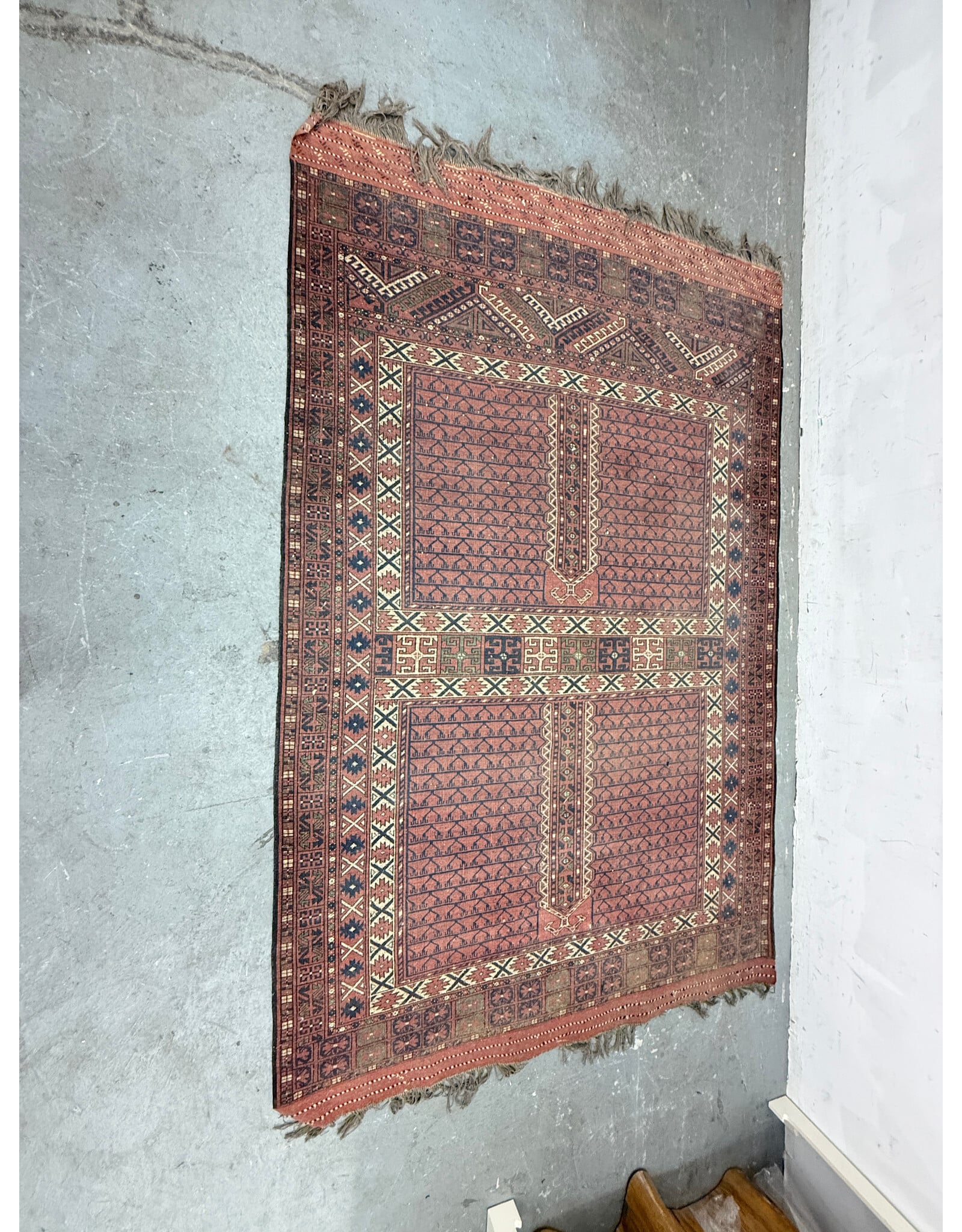 Antqiue Style Tekke Turkmen Ensi Area Rug