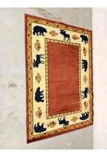 Bears Fishes & Moose Area Rug