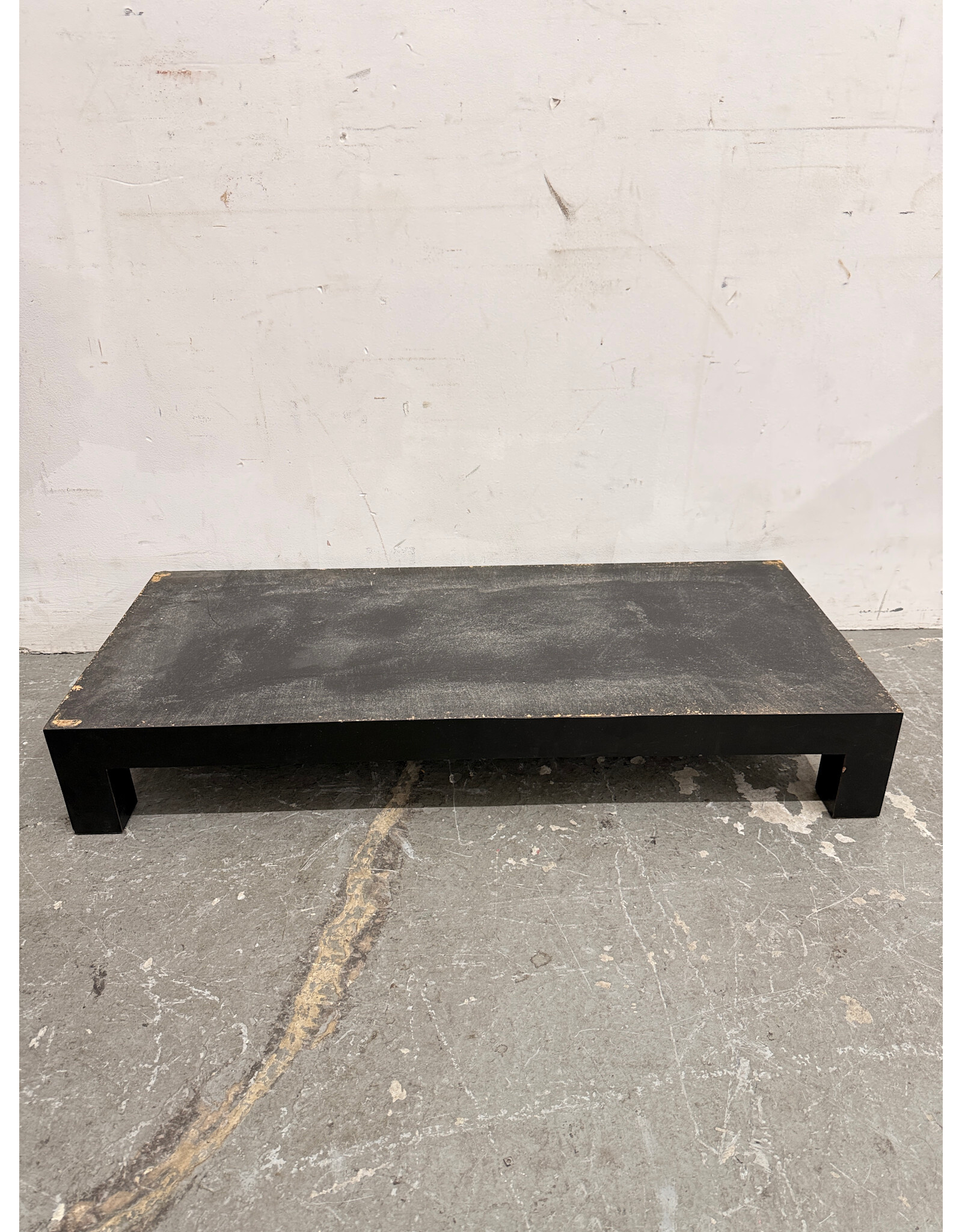 Karl Springer Wood Coffee Table