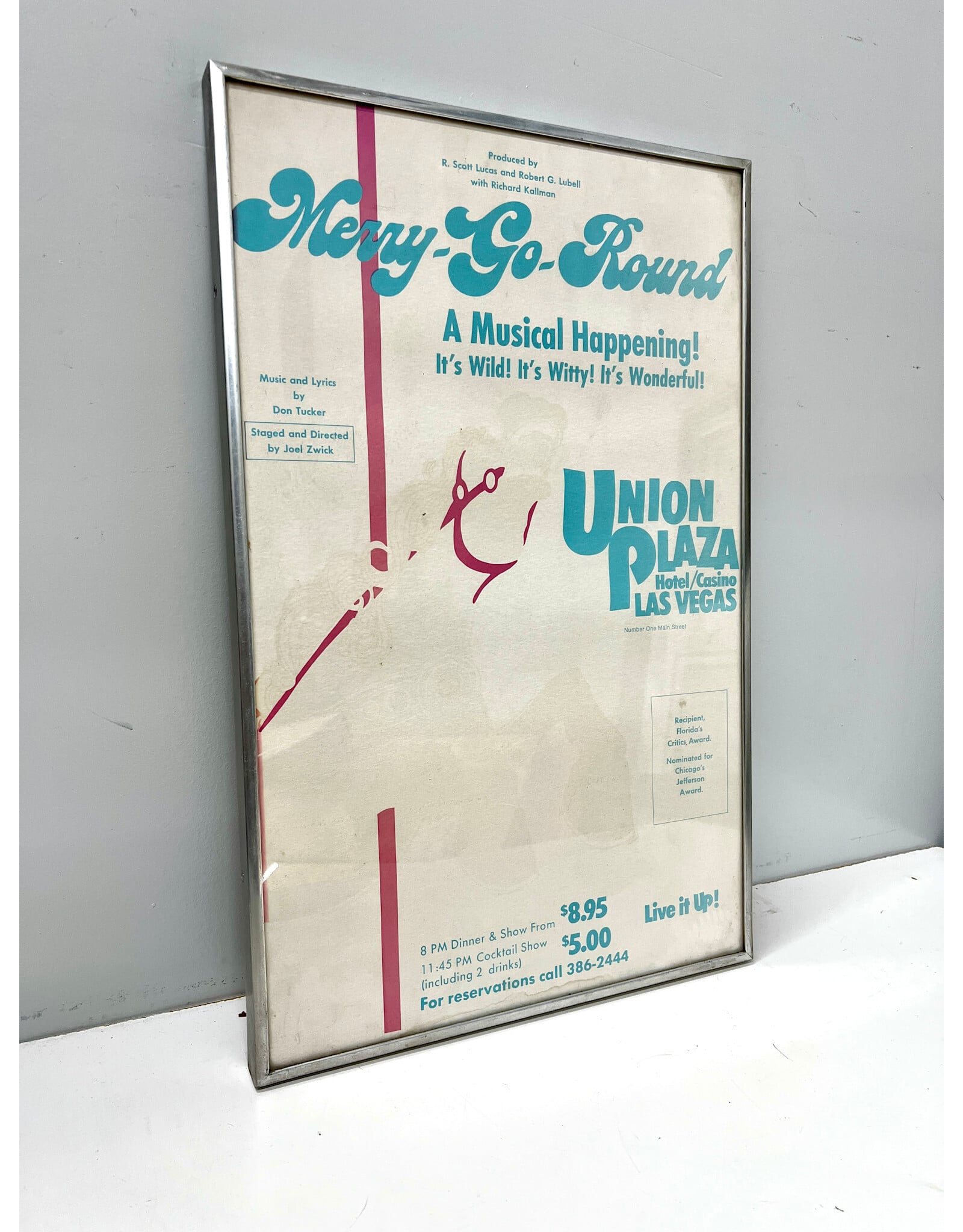 Framed Merry-Go-Round Production Poster