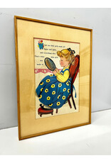 Sugar and Spice, framed vintage style print