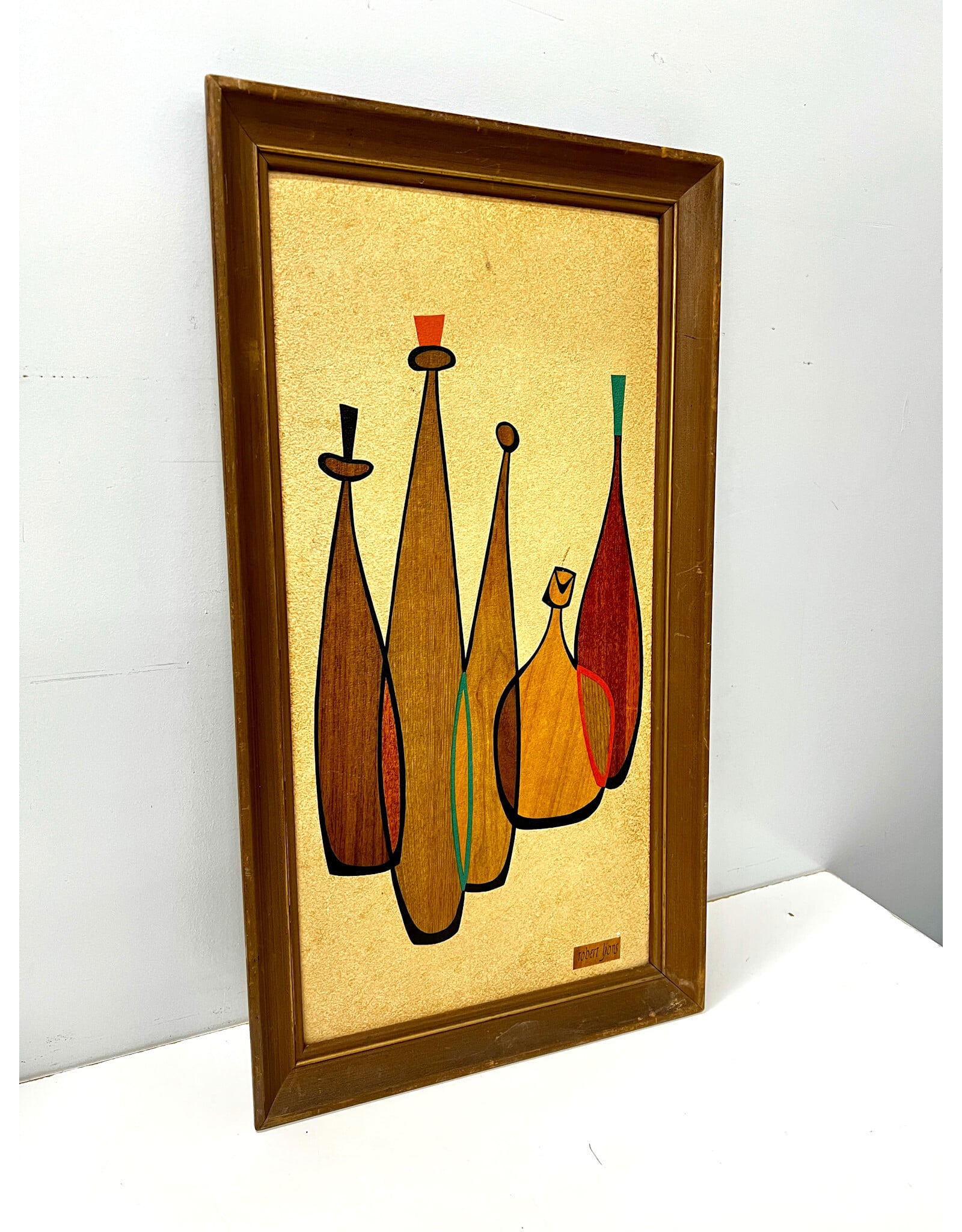 Framed Mid Century Modern print by Robert Lyons