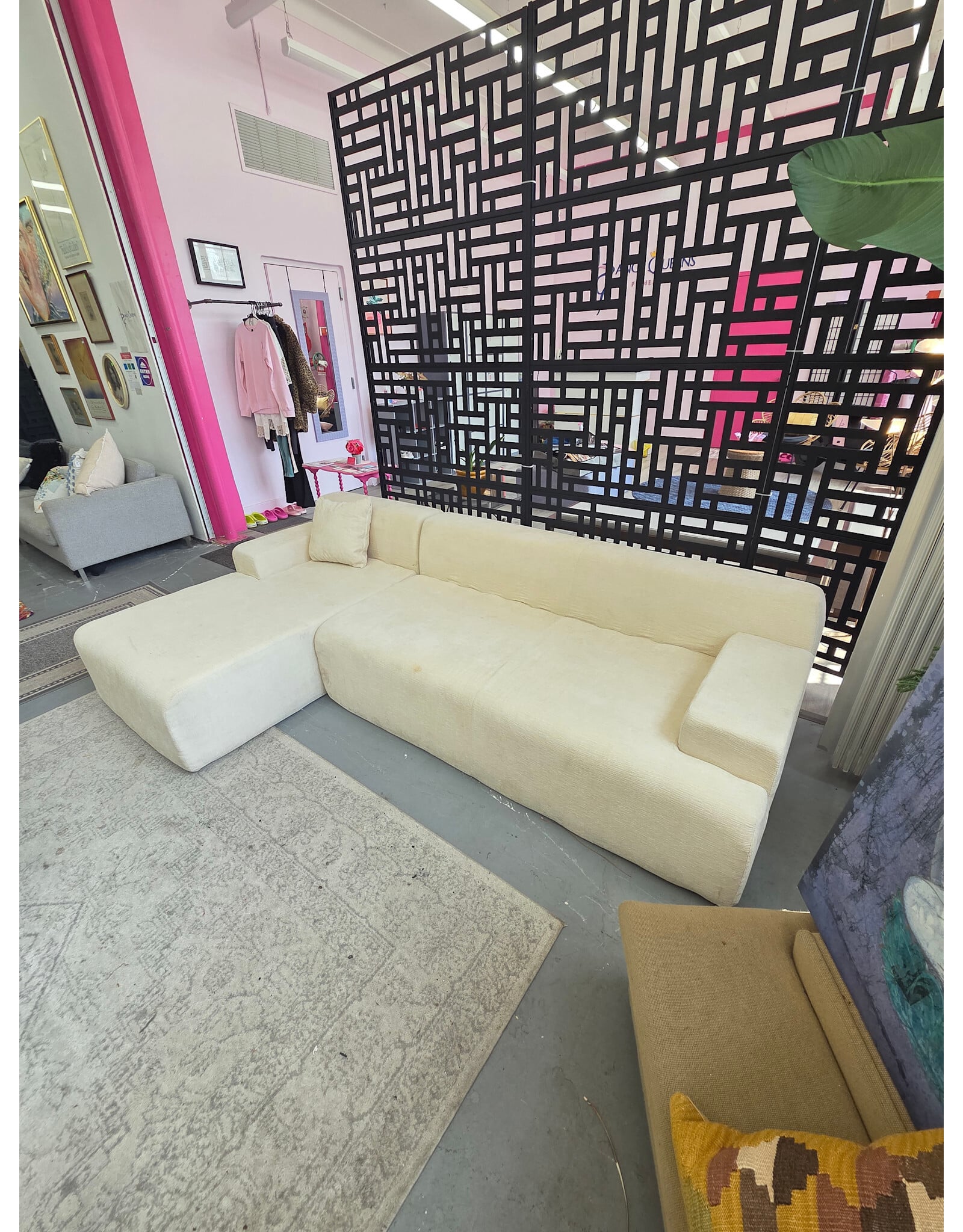 Beige 2-Piece Sectional