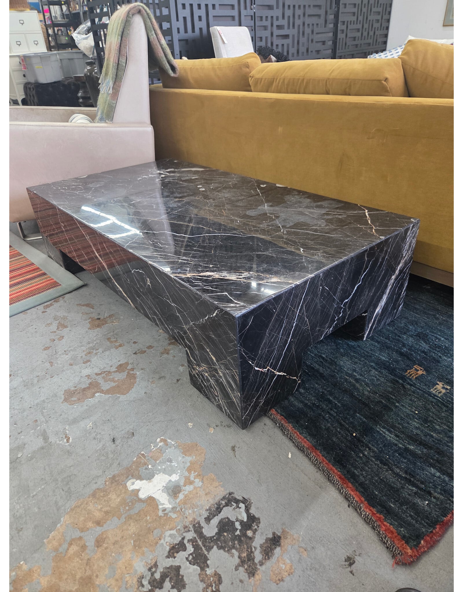 Solid Marble Coffee Table - EXTRA HEAVY