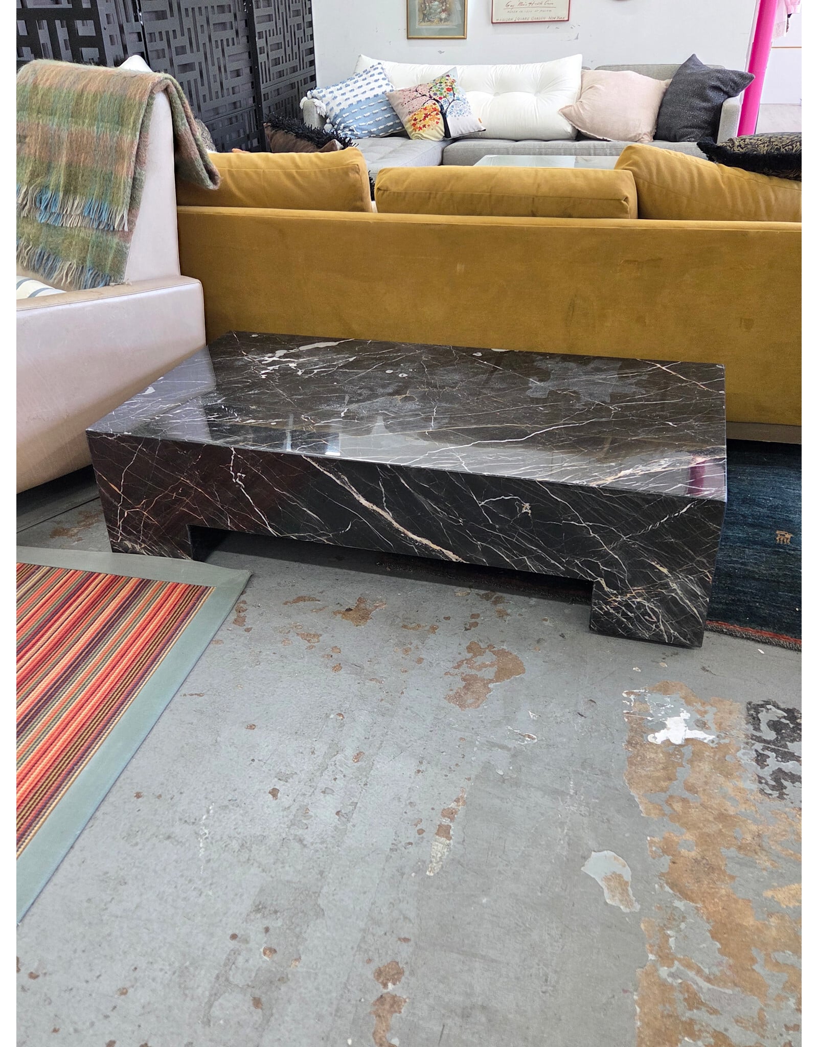 Solid Marble Coffee Table - EXTRA HEAVY