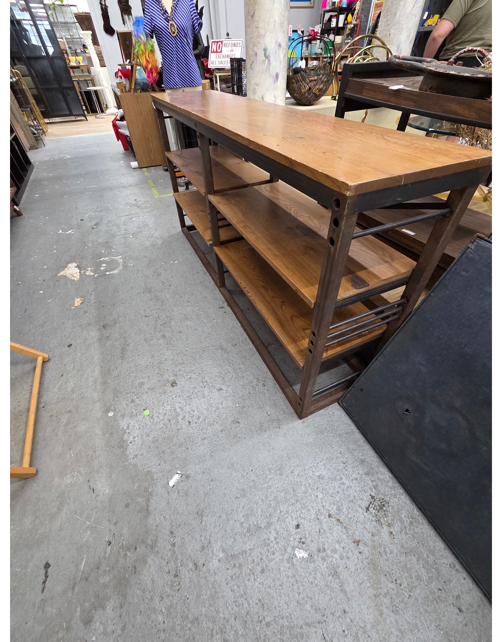 Steel and Wooden Shelves