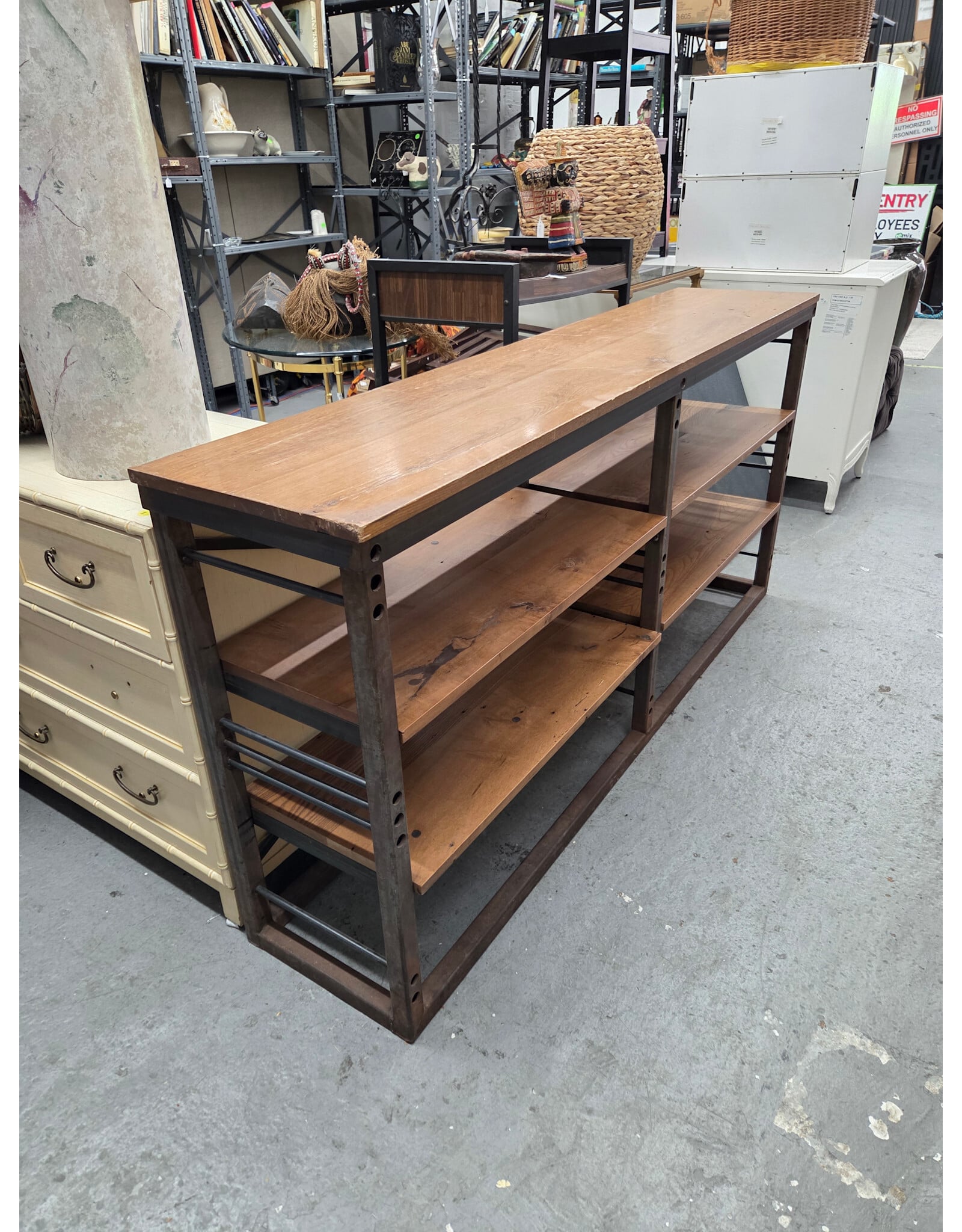 Steel and Wooden Shelves