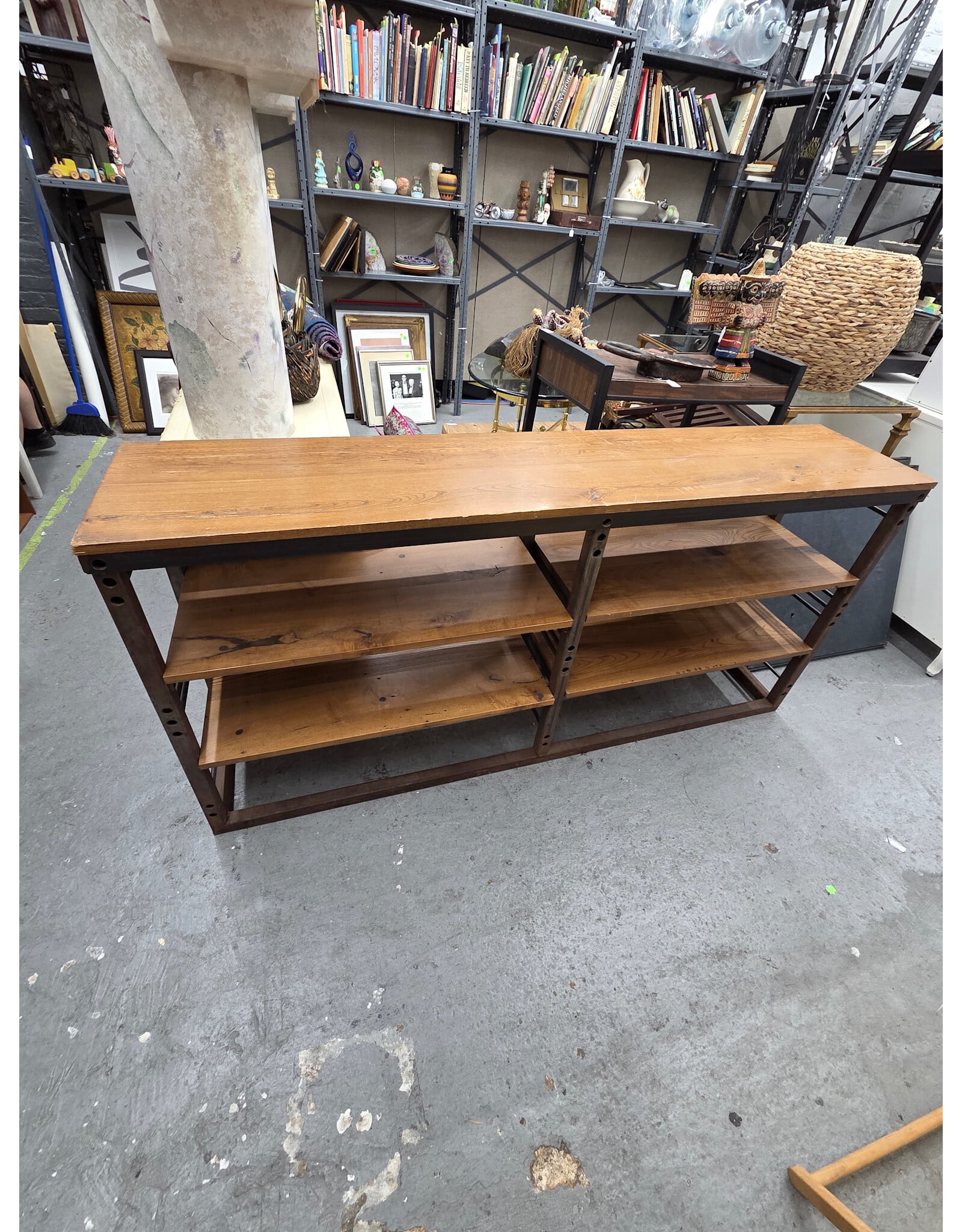 Steel and Wooden Shelves