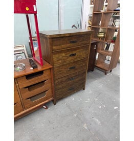 Pottery Barn 5 Drawer Wooden Dresser