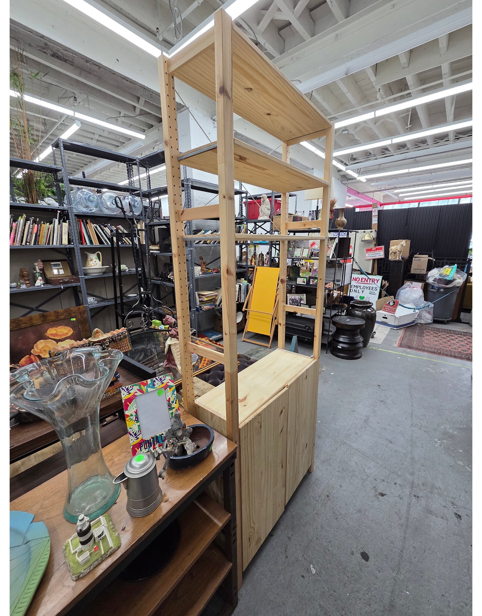 IKEA Ivar System Shelf with Lower Cabinet Unit