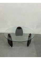 Little Islands Round Glass Coffee Table