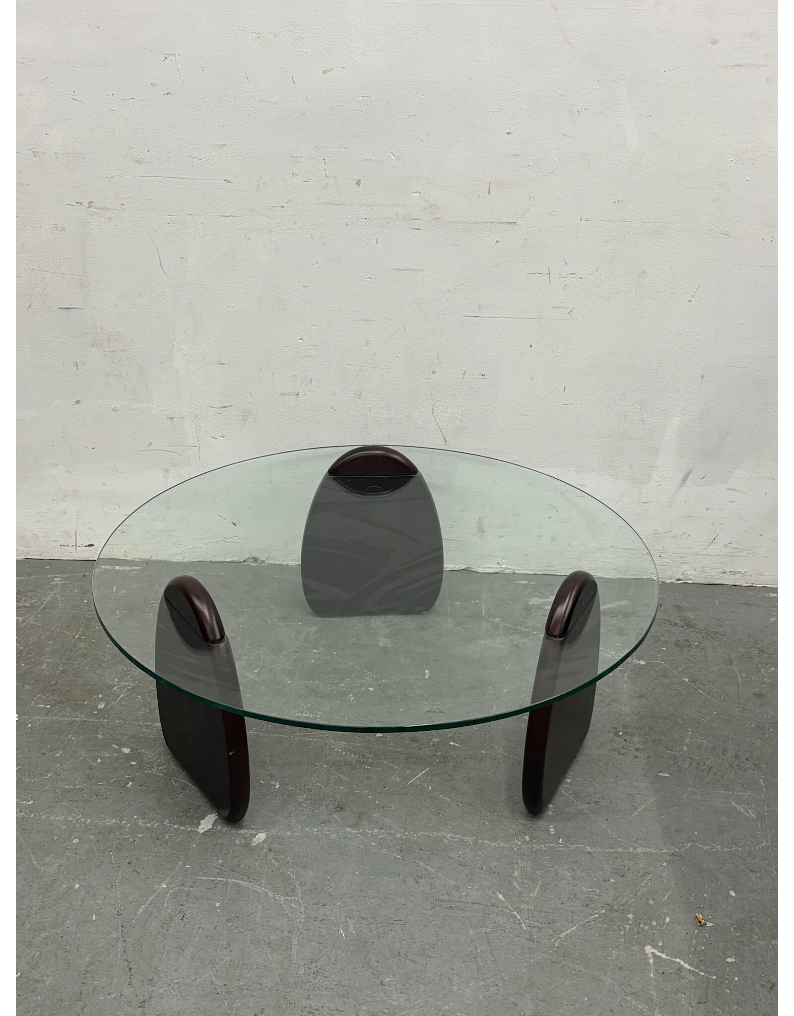 Little Islands Round Glass Coffee Table