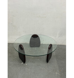 Little Islands Round Glass Coffee Table