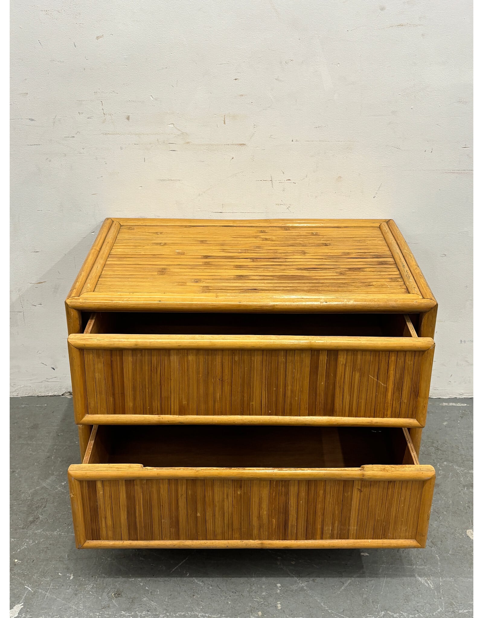 Calif-Asian Bamboo Side Tables
