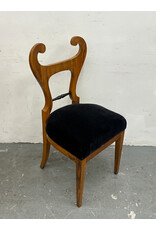 19th Century German Biedermeier Walnut Side Chairs