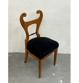 19th Century German Biedermeier Walnut Side Chairs