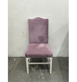 Lilac Velvet Studded Dining Chair