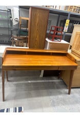 CB2 Drommen Acacia Wood Desk