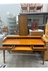 CB2 Drommen Acacia Wood Desk