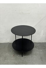 Pastille by Fogia Two Tier Black Side Table