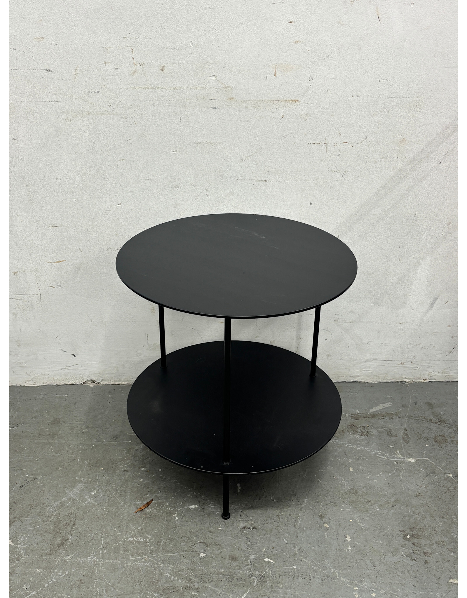 Pastille by Fogia Two Tier Black Side Table