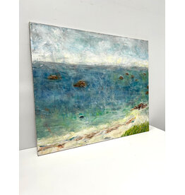 Seaside, painting on canvas