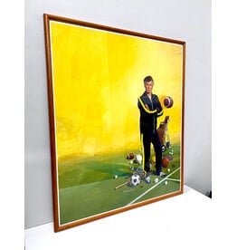 Who's Your Caddy?, framed painting, sgnd Magadini