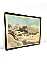 Hiroshige Style Print on Fabric