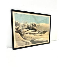 Hiroshige Style Print on Fabric