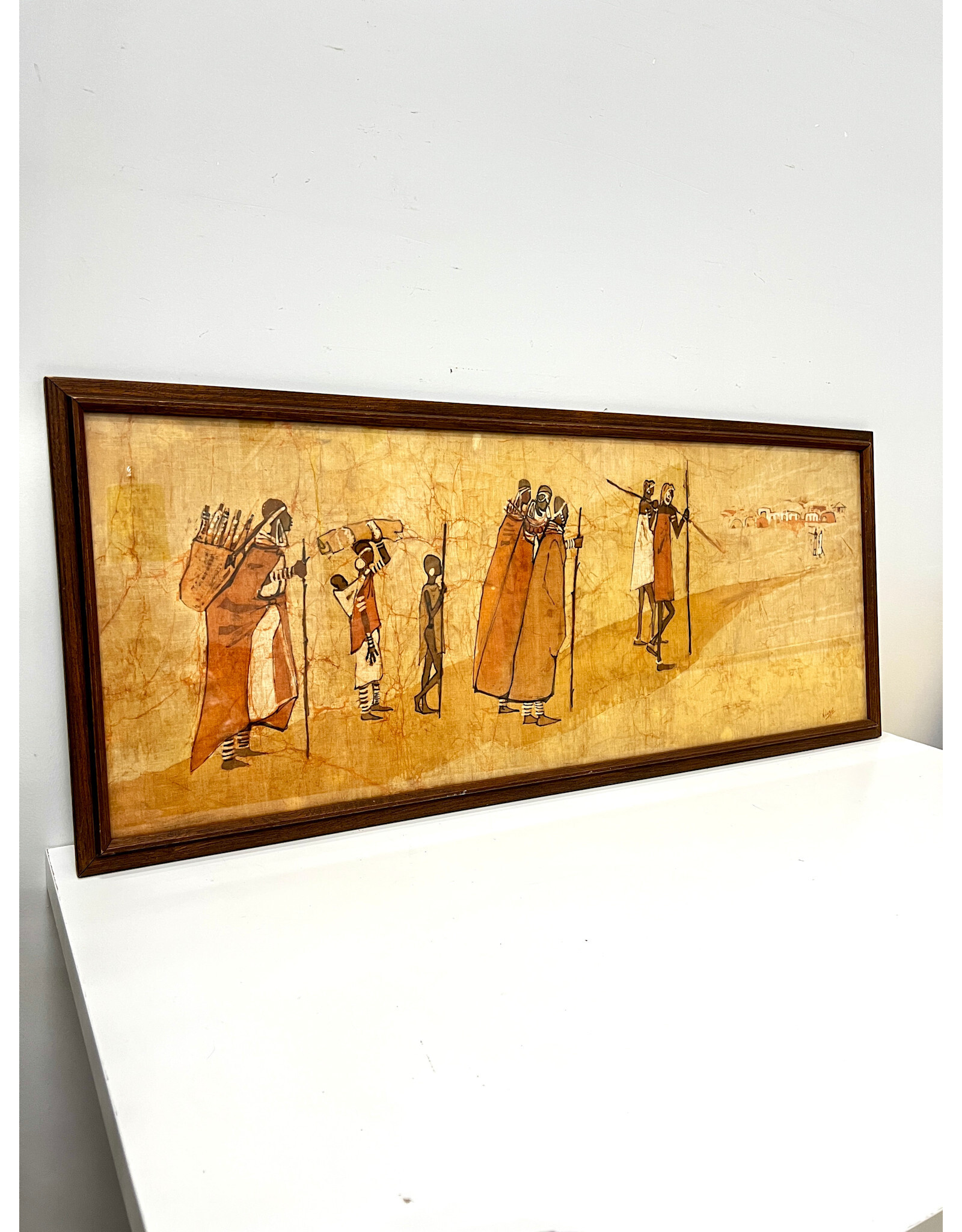 Framed African Batik