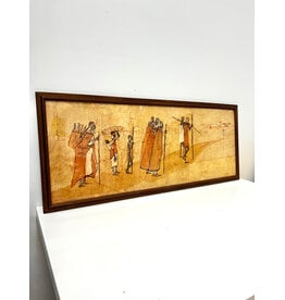Framed African Batik