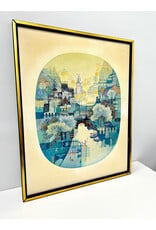 Framed Heshi Yu Painting