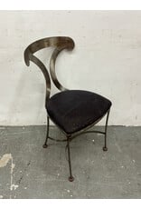 Shaver Howard Brushed Steel Side Chairs