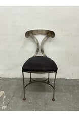 Shaver Howard Brushed Steel Side Chairs