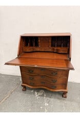 Colonial Style Serpentine Front Secretary Desk