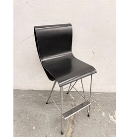 Black Swooped Counterstool