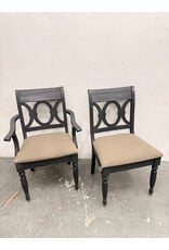 Black Wood Frame Dining Chair